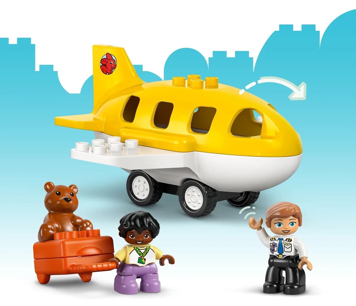 لگو DUPLO تجربه اولین فرودگاه مدل 10443 ۲۳ قطعه لگو DUPLO تجربه اولین فرودگاه مدل 10443 ۲۳ قطعه