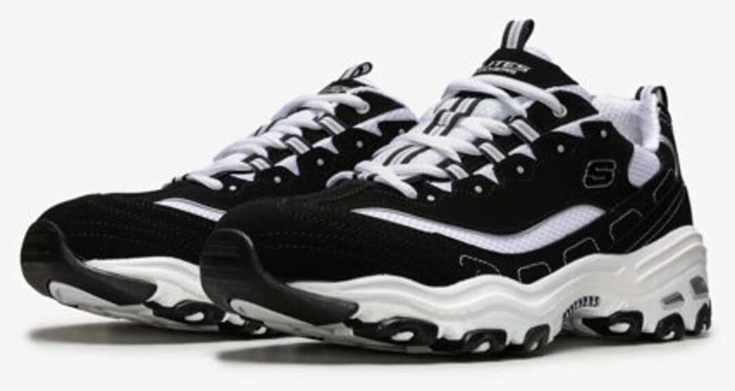 کفش اسنیکرز مردانه Skechers سیاه مدل D'lites 52675 BKW کفش اسنیکرز مردانه Skechers سیاه مدل D'lites 52675 BKW