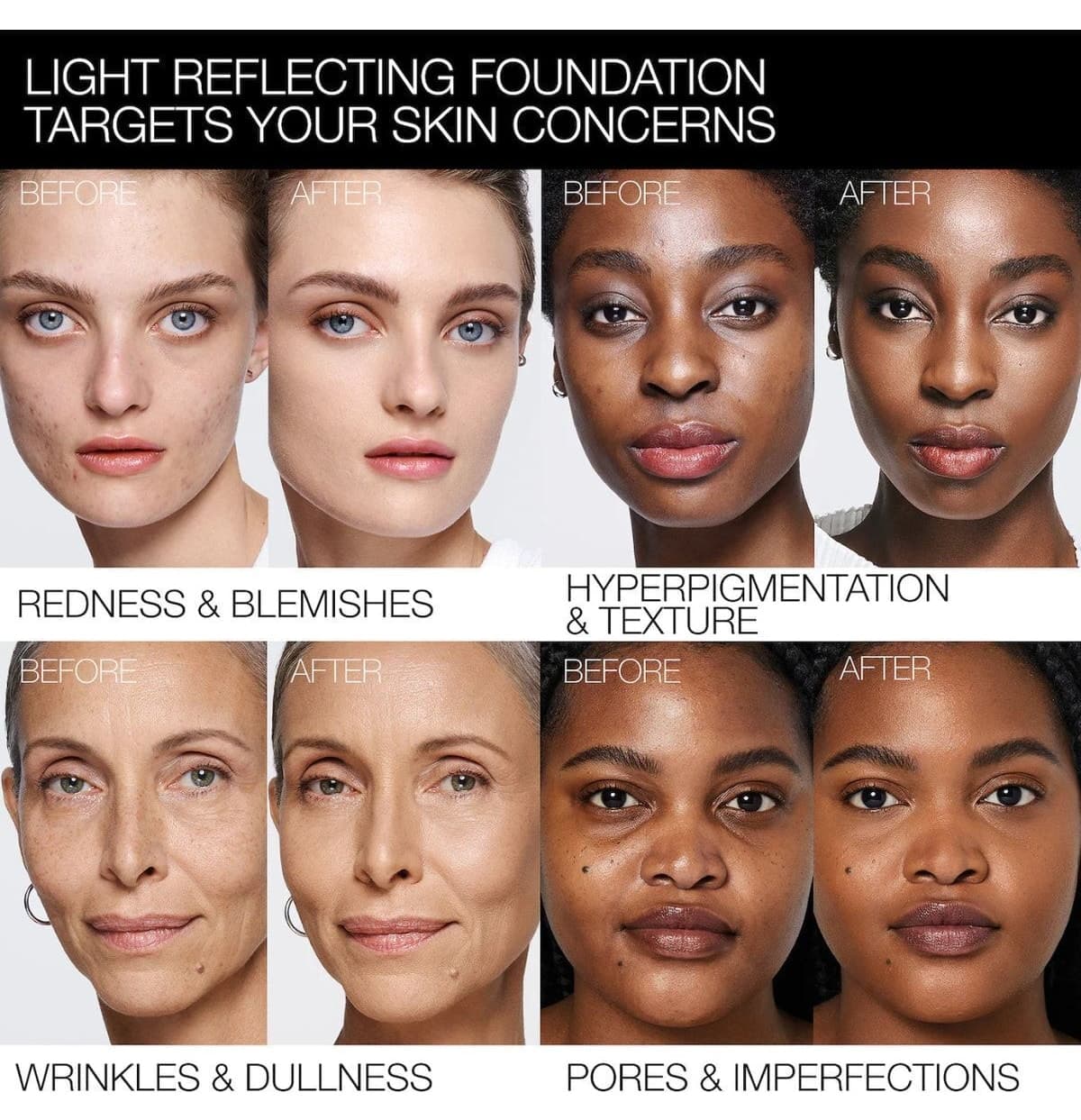 کرم پودر Nars مدل Light Reflecting Advanced Skincare کرم پودر Nars مدل Light Reflecting Advanced Skincare
