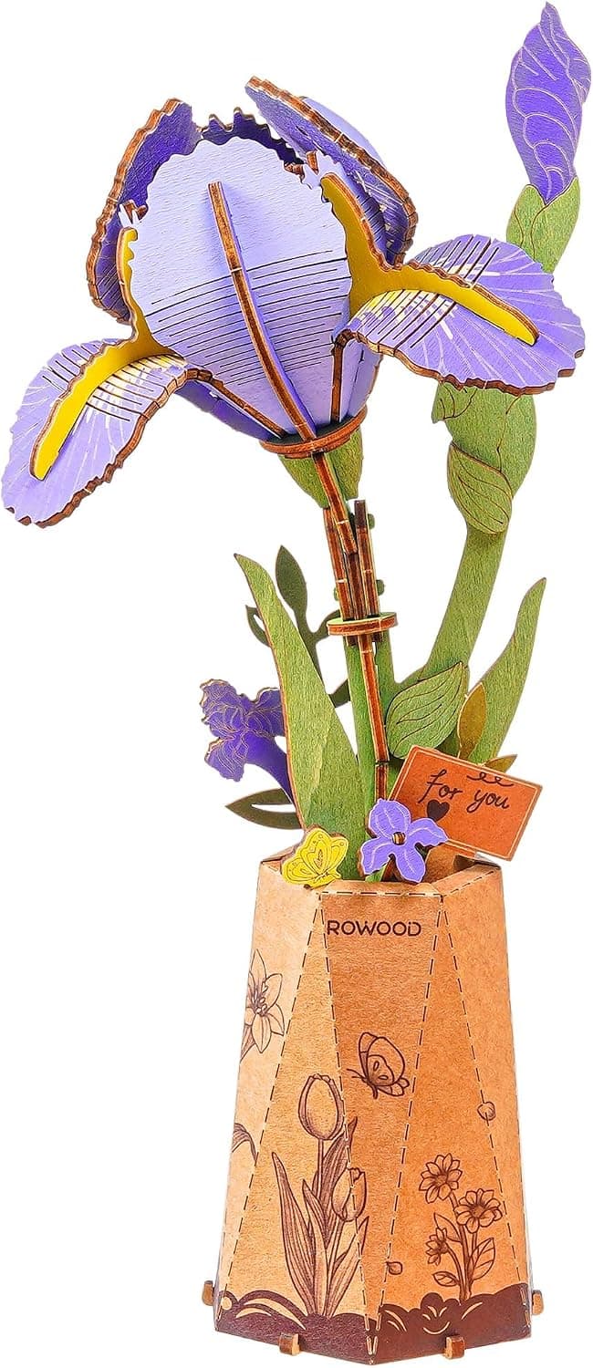 کیت ساخت گل مصنوعی چوبی بزرگسالان rowood طرح سوسن صورتی کیت ساخت گل مصنوعی چوبی بزرگسالان rowood طرح سوسن صورتی