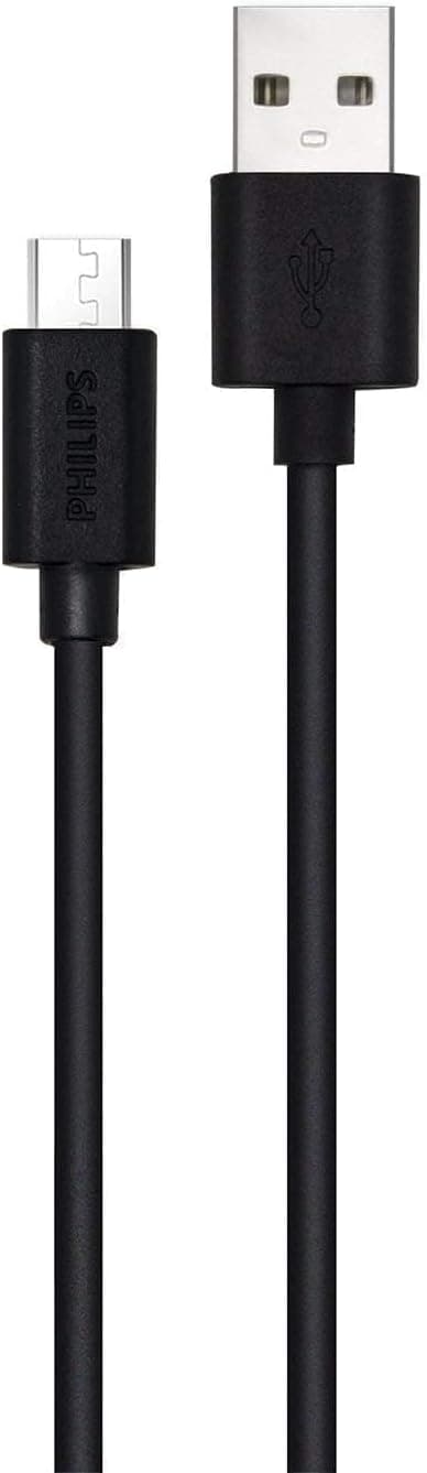 کابل USB-A به Micro-USB Philips طول 120 سانتیمتر مشکی مدل DLC3104U/00 کابل USB-A به Micro-USB Philips طول 120 سانتیمتر مشکی مدل DLC3104U/00
