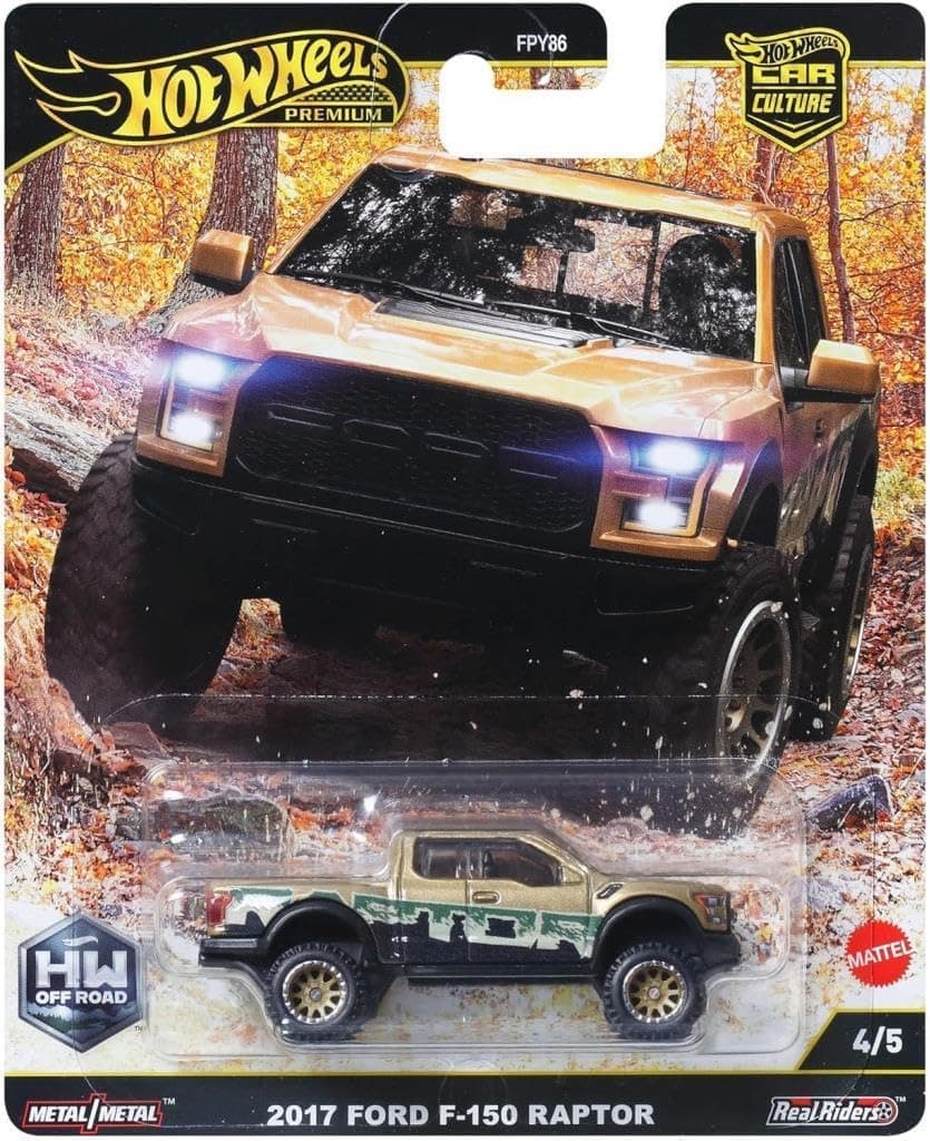 ماشین اسباببازی Hot Wheels مدل Car Culture 2017 FORD F-150 RAPTOR کد JBK70 ماشین اسباببازی Hot Wheels مدل Car Culture 2017 FORD F-150 RAPTOR کد JBK70