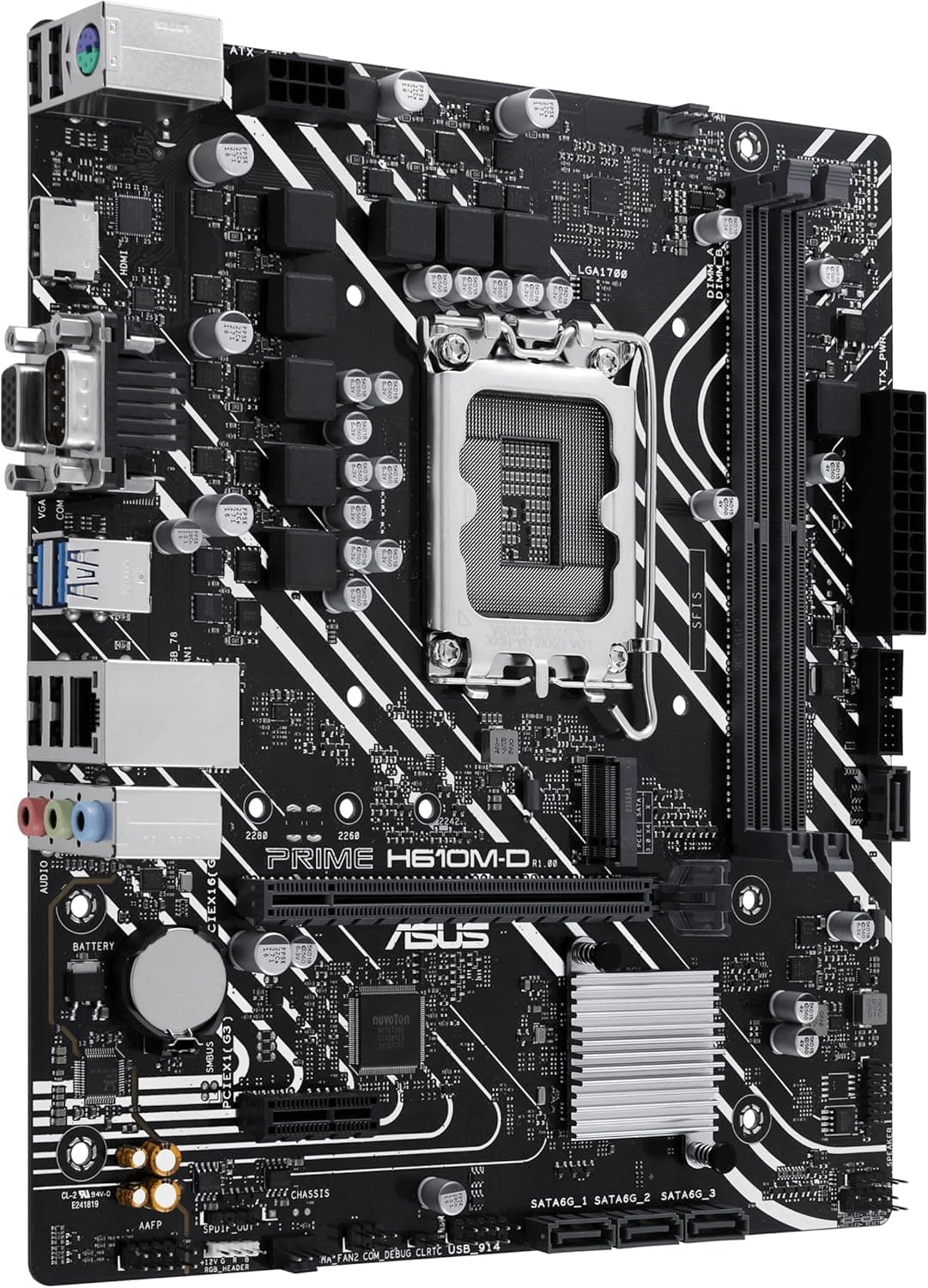 مادربورد ASUS سوکت Intel LGA1700 فرم فاکتور mATX مدل PRIME H610M-D مادربورد ASUS سوکت Intel LGA1700 فرم فاکتور mATX مدل PRIME H610M-D