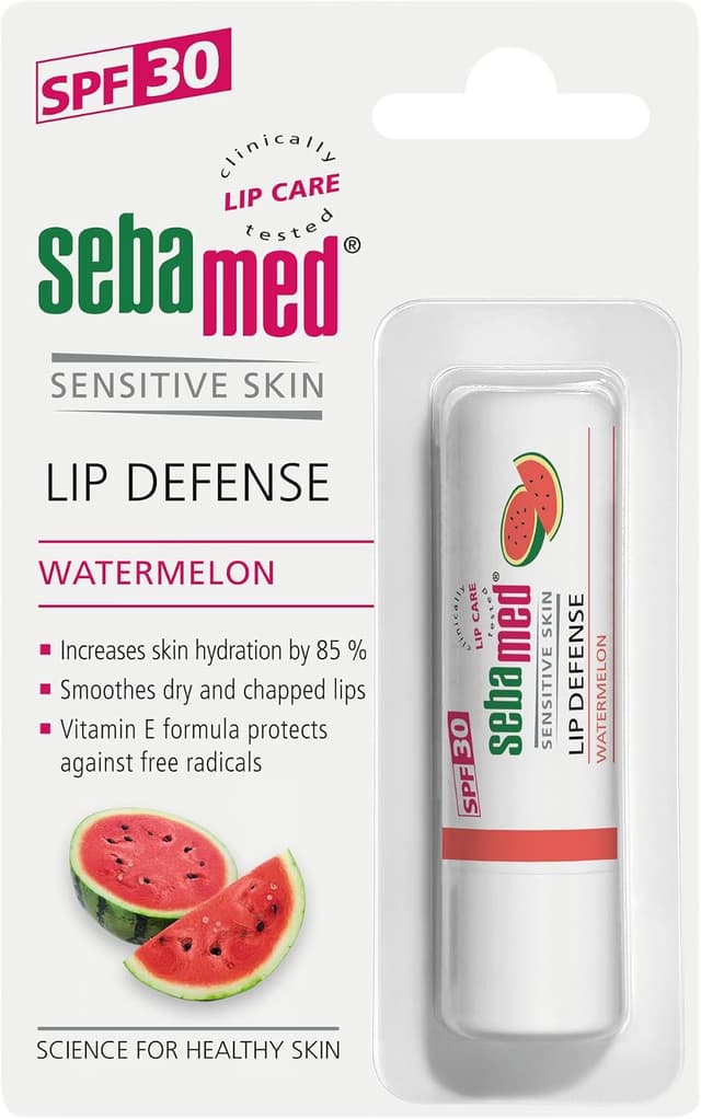 بالم لب Sebamed با طعم هندوانه Lip Defence 4.8gm بالم لب Sebamed با طعم هندوانه Lip Defence 4.8gm