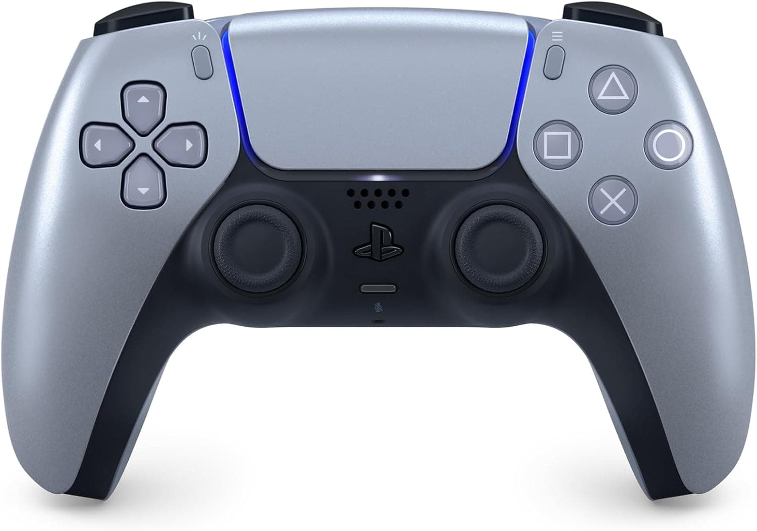 کنترلر بیسیم PlayStation 5 نقرهای مدل DualSense کنترلر بیسیم PlayStation 5 نقرهای مدل DualSense
