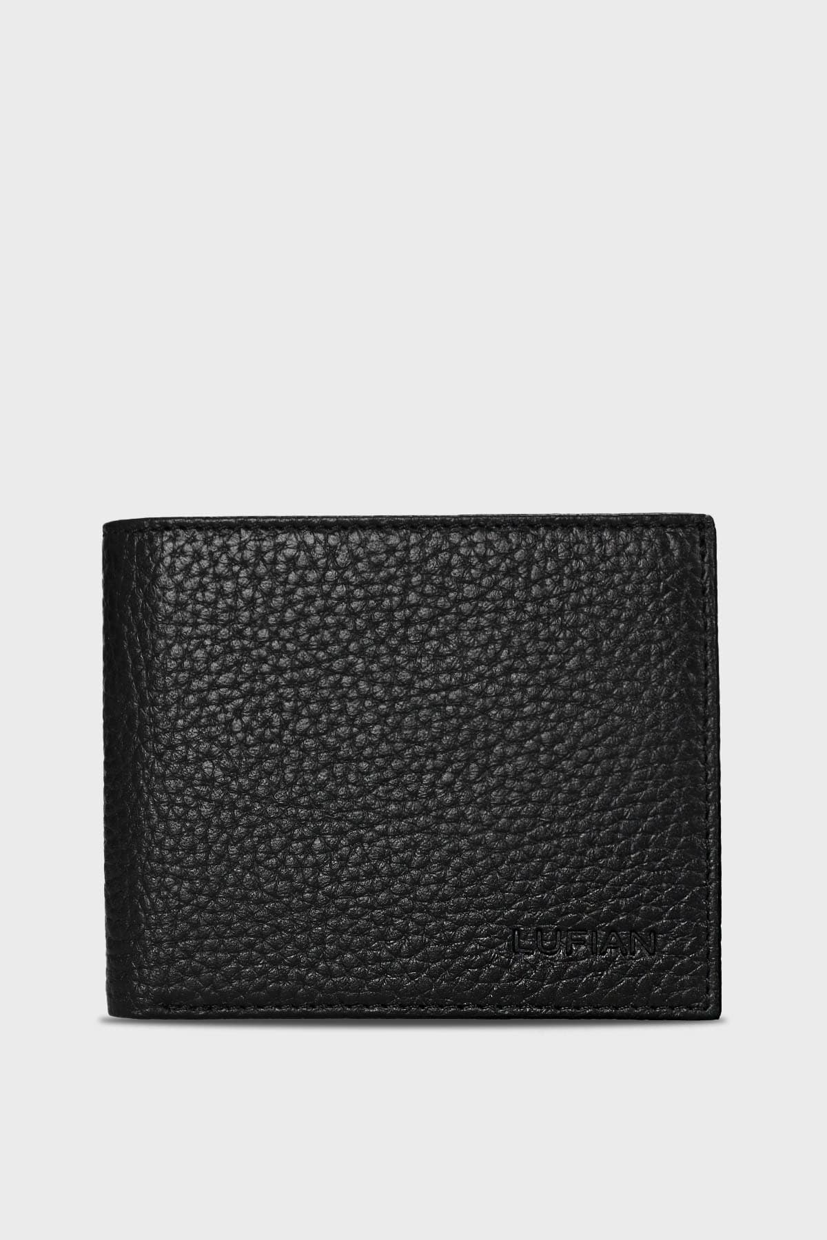 کیف پول مردانه چرمی LUFIAN مشکی مدل Claudel102/p1 کیف پول مردانه چرمی LUFIAN مشکی مدل Claudel102/p1