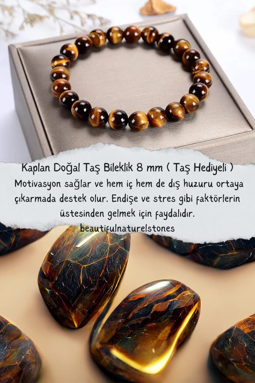 دستبند زنانه beautifulnaturelstones سنگ طبیعی چشم ببر پول و قدرت دستبند زنانه beautifulnaturelstones سنگ طبیعی چشم ببر پول و قدرت