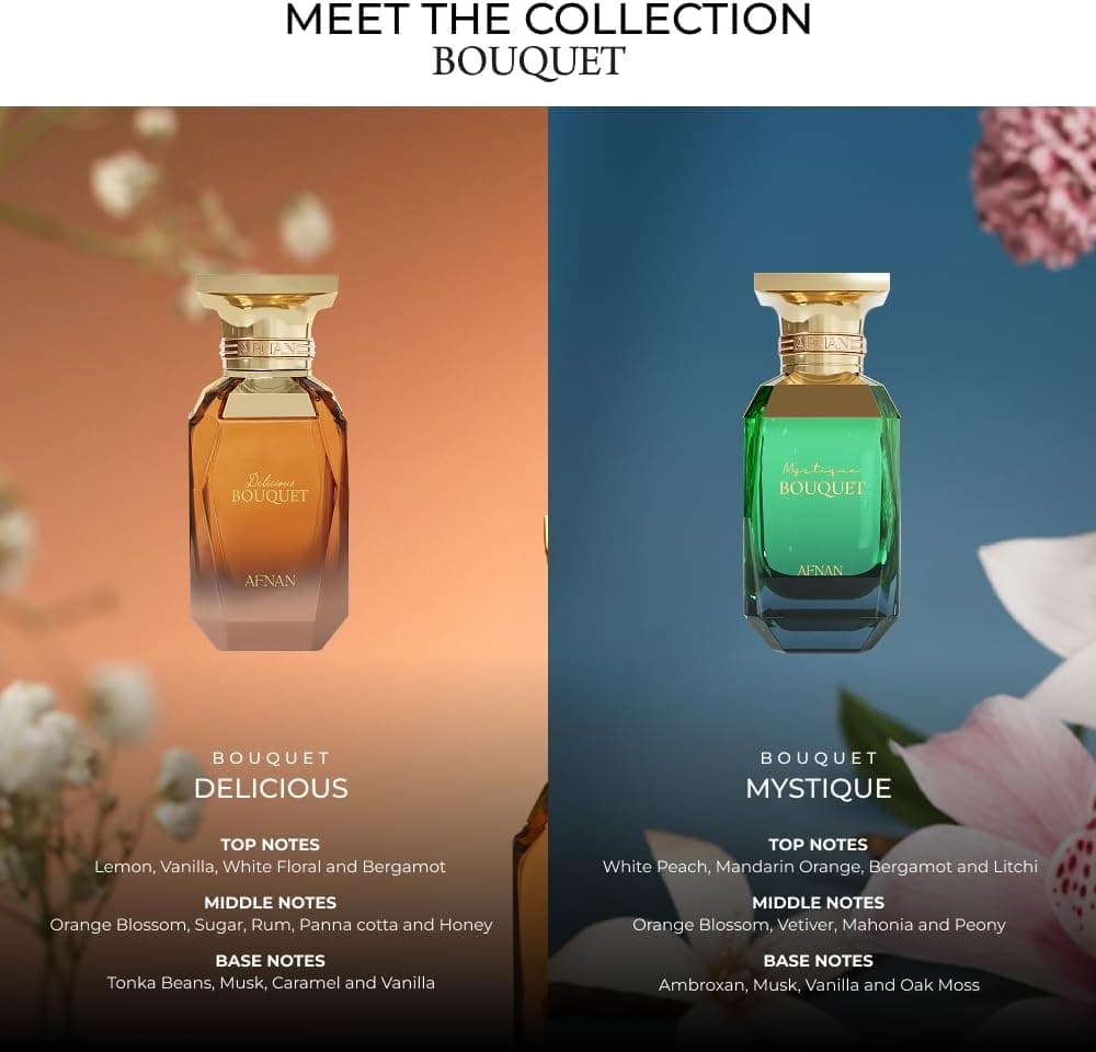 عطر زنانه Afnan ادو پرفیوم Mystique Bouquet 80 ML عطر زنانه Afnan ادو پرفیوم Mystique Bouquet 80 ML
