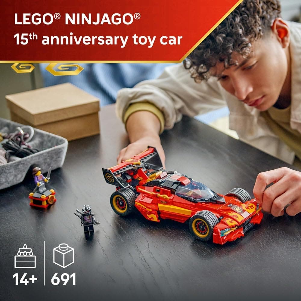 لگو NINJAGO X-1 Ninja Charger نسخه پانزدهمین سالگرد مدل 71867 لگو NINJAGO X-1 Ninja Charger نسخه پانزدهمین سالگرد مدل 71867