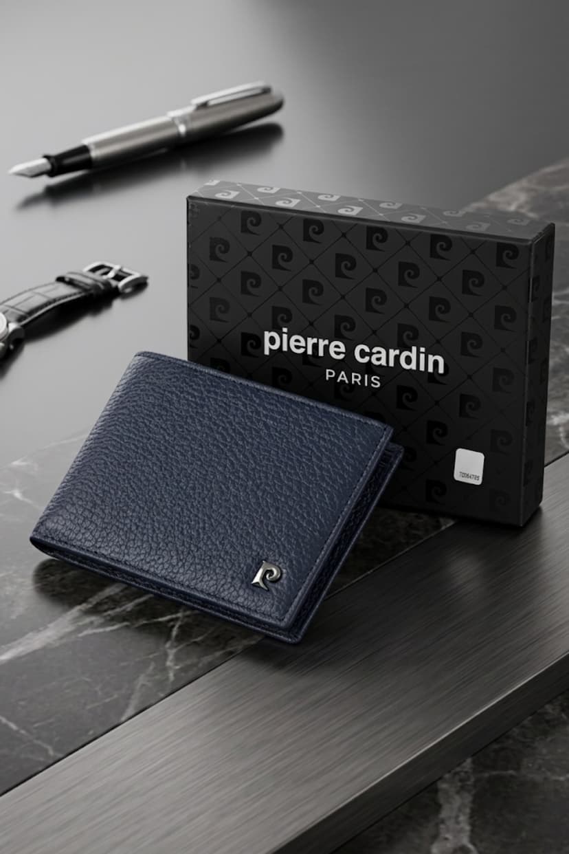 کیف پول مردانه Pierre Cardin چرم طبیعی کارتخور Floater سرمهای مدل 075 کیف پول مردانه Pierre Cardin چرم طبیعی کارتخور Floater سرمهای مدل 075