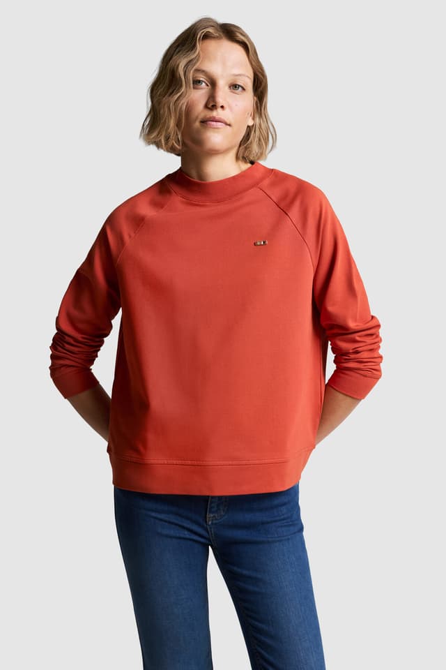 سویشرت زنانه U.S. Polo Assn. قرمز آجری ساده مدل 50328980-VR206 سویشرت زنانه U.S. Polo Assn. قرمز آجری ساده مدل 50328980-VR206