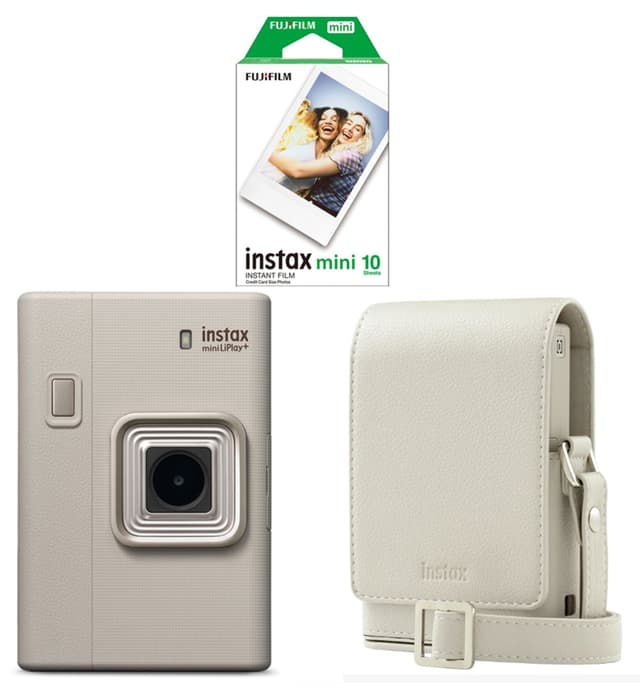 دوربین عکاسی Instax هیبرید مدل Mini Liplay Plus به همراه 10 فیلم و کیف دوربین عکاسی Instax هیبرید مدل Mini Liplay Plus به همراه 10 فیلم و کیف