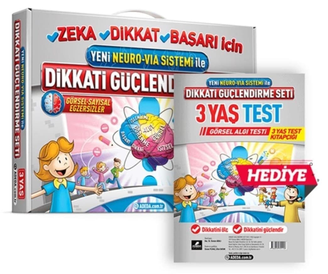مجموعه تقویت دقت Adeda Neuro Via ویژه 3 ساله و تست توجه بصری مجموعه تقویت دقت Adeda Neuro Via ویژه 3 ساله و تست توجه بصری