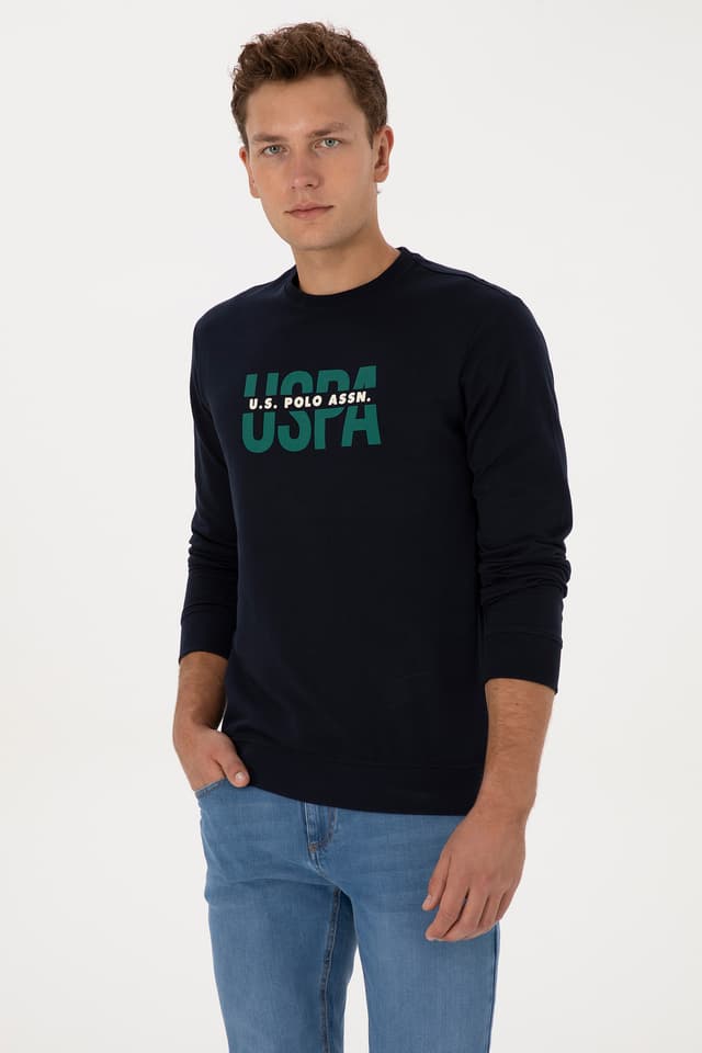 سوئیشرت مردانه U.S. Polo Assn. فیت معمولی یقه گرد سرمهای مدل 50308149-VR033 سوئیشرت مردانه U.S. Polo Assn. فیت معمولی یقه گرد سرمهای مدل 50308149-VR033