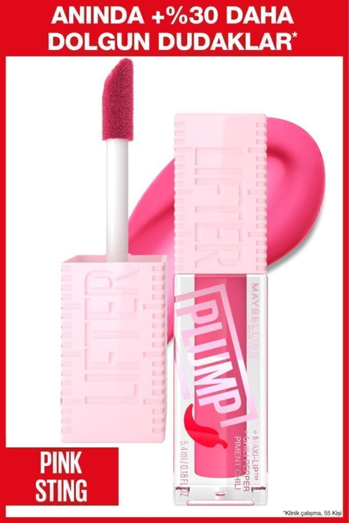 گلوس لب حجمدهنده Maybelline New York Lifter Plump مدل 003 Pink Sting گلوس لب حجمدهنده Maybelline New York Lifter Plump مدل 003 Pink Sting