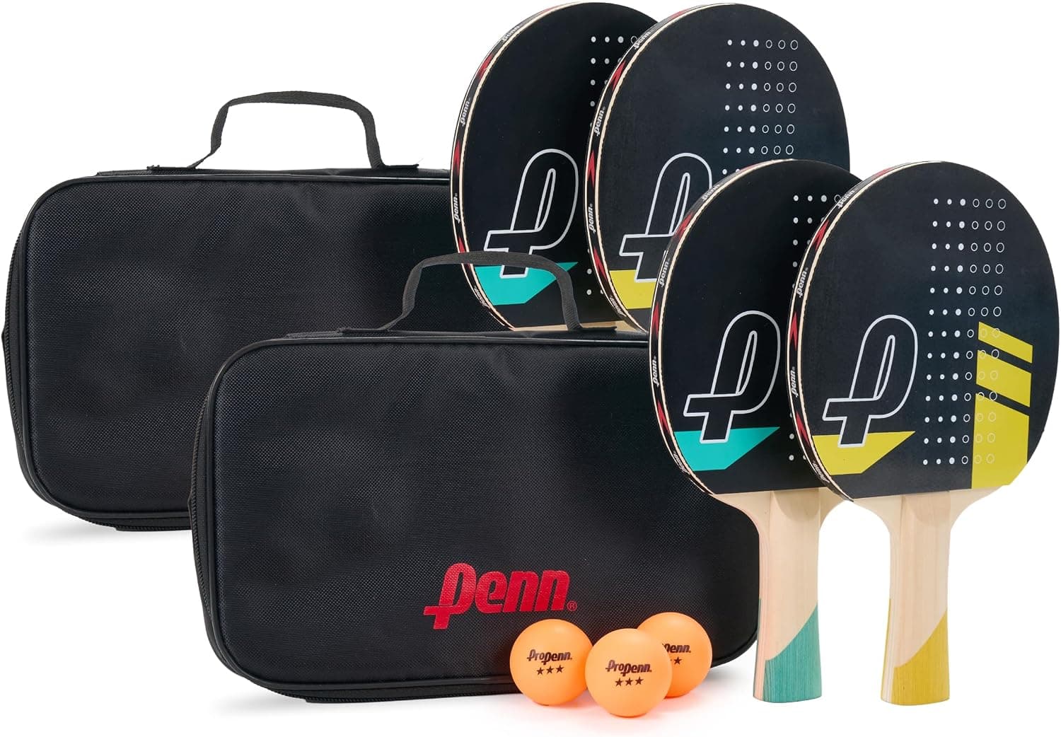 راکت پینگپنگ EastPoint Sports مدل Penn 5.0، تکی یا کیت ۲ یا ۴ نفره با توپ و کیف نگهداری راکت پینگپنگ EastPoint Sports مدل Penn 5.0، تکی یا کیت ۲ یا ۴ نفره با توپ و کیف نگهداری