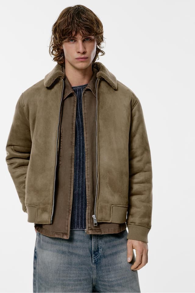 ژاکت مردانه Pull & Bear دو طرفه ژاکت مردانه Pull & Bear دو طرفه