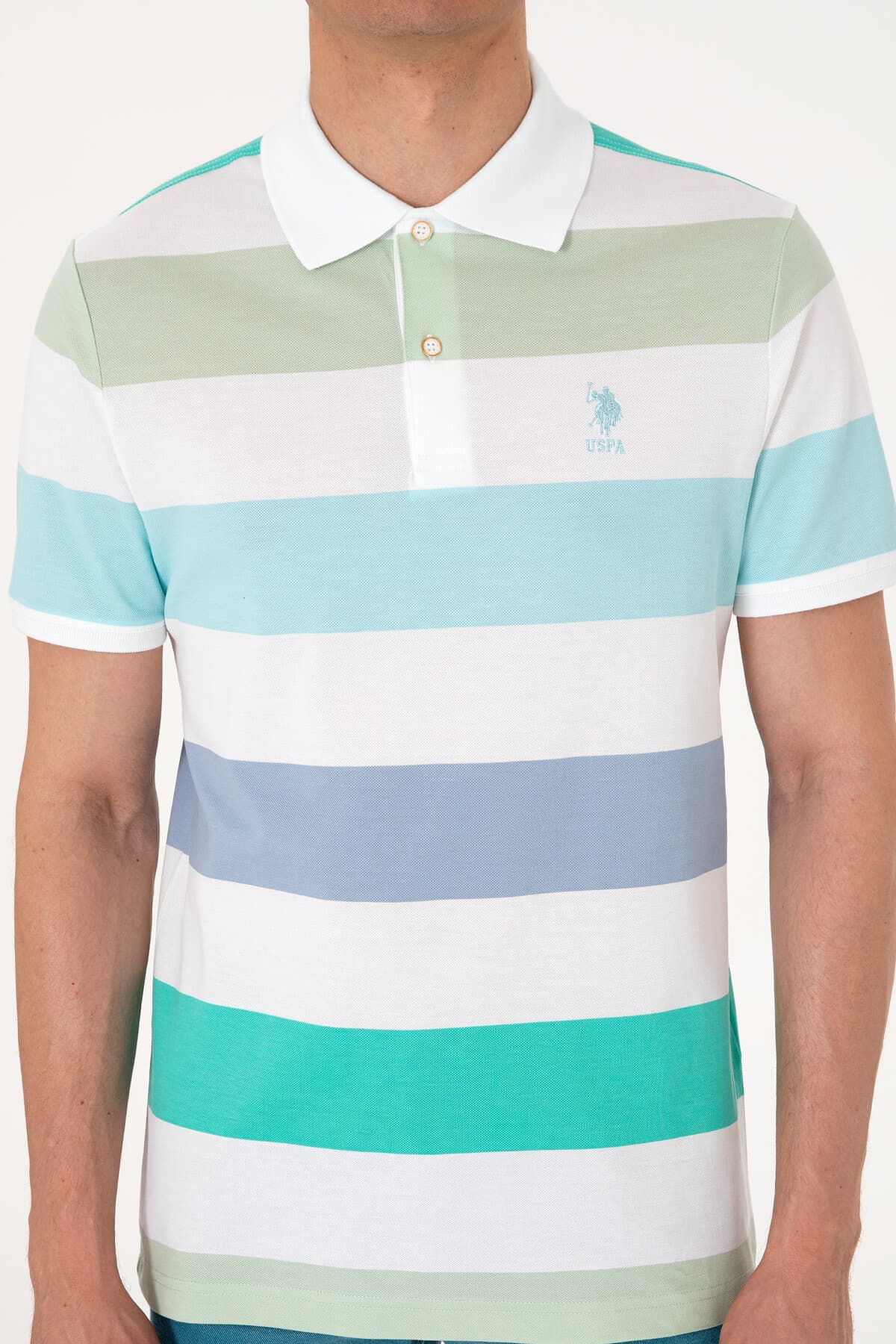 تیشرت مردانه U.S. Polo Assn. آبی فیروزهای مدل 50299945-VR007 تیشرت مردانه U.S. Polo Assn. آبی فیروزهای مدل 50299945-VR007