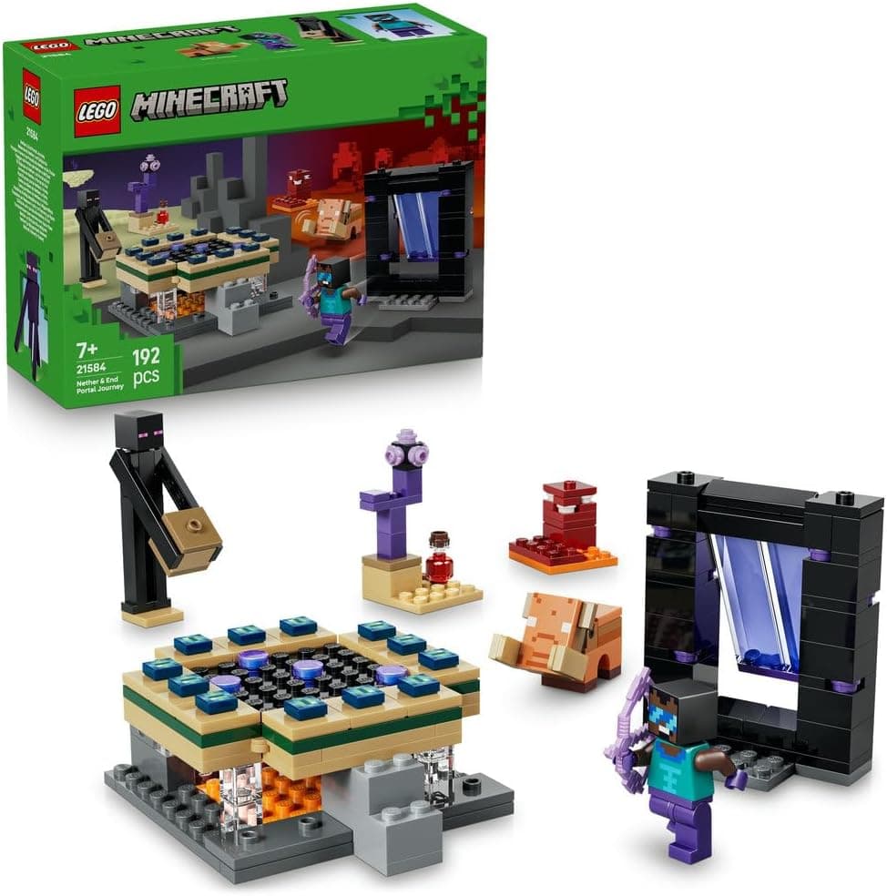 لگو Minecraft Nether & End Portal Journey مدل 21584 لگو Minecraft Nether & End Portal Journey مدل 21584