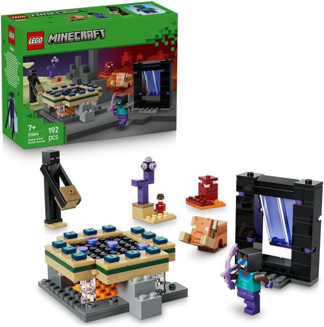 لگو 21584 Minecraft Nether & End Portal Journey لگو 21584 Minecraft Nether & End Portal Journey