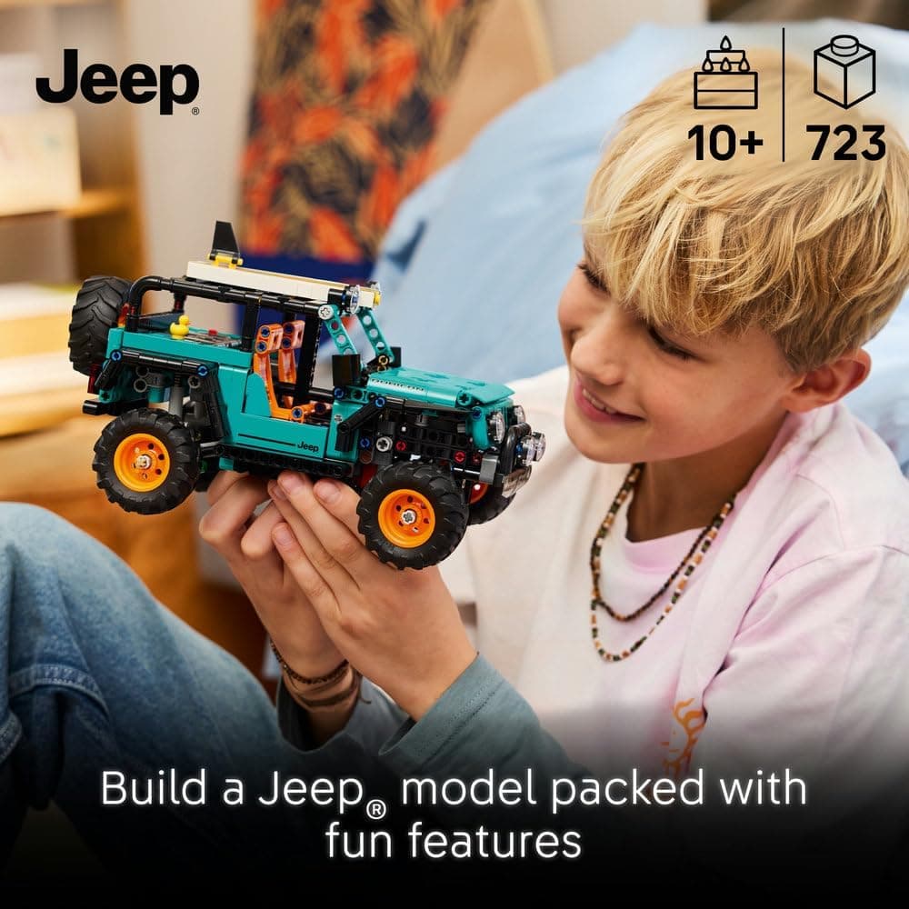 لگو Technic Jeep Wrangler Rubicon SUV مدل 42227 لگو Technic Jeep Wrangler Rubicon SUV مدل 42227
