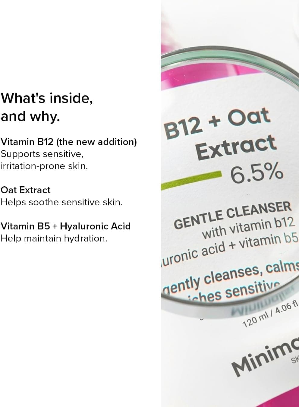 ژل شستوشوی صورت ملایم مناسب پوست حساس با 6% عصاره جو دوسر و Hyaluronic Acid، بدون سولفات 120 ml ژل شستوشوی صورت ملایم مناسب پوست حساس با 6% عصاره جو دوسر و Hyaluronic Acid، بدون سولفات 120 ml
