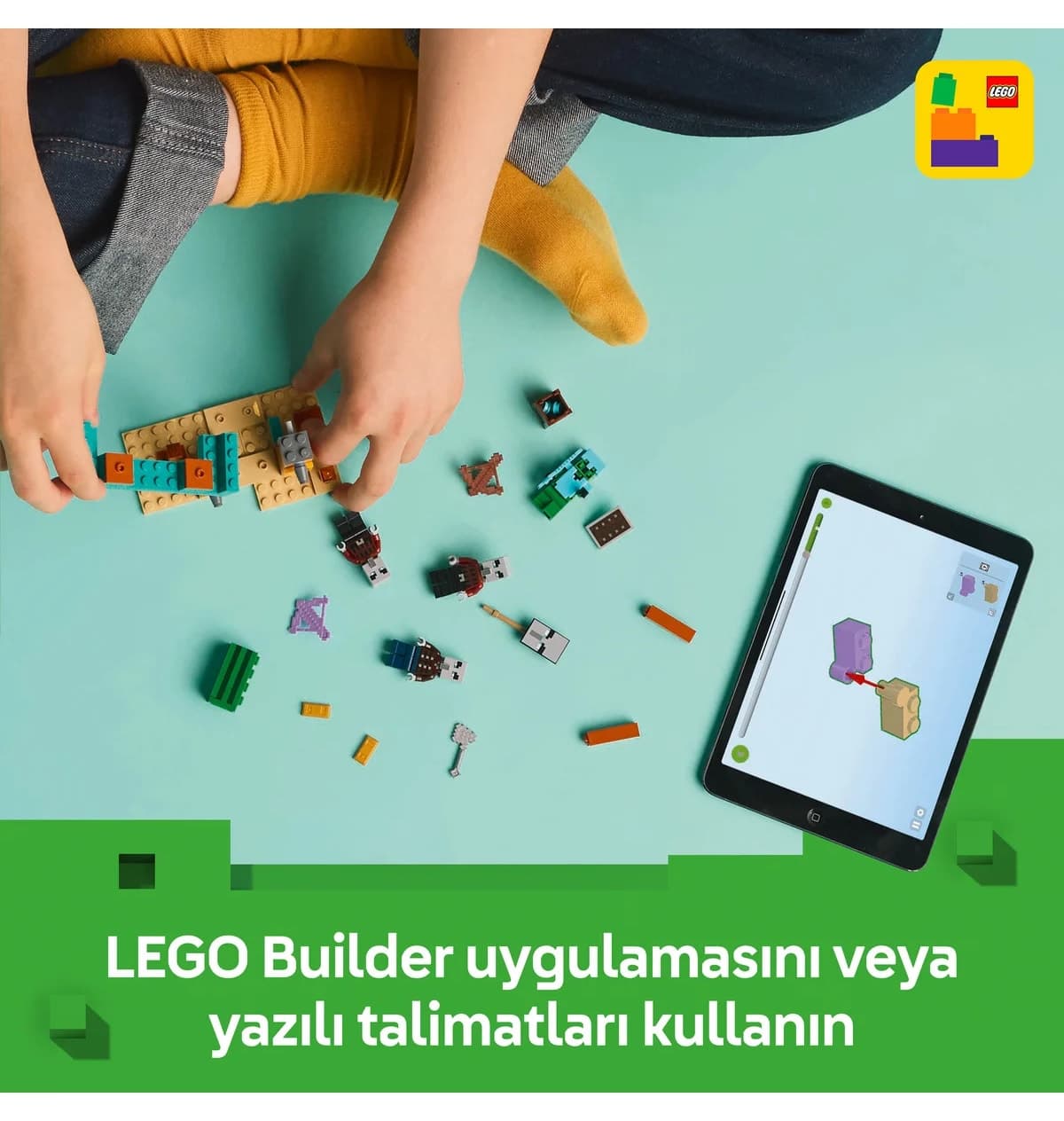 لگو Minecraft گشت صحرایی روستایی سرکش مدل 21267 ۱۰۵ قطعه لگو Minecraft گشت صحرایی روستایی سرکش مدل 21267 ۱۰۵ قطعه