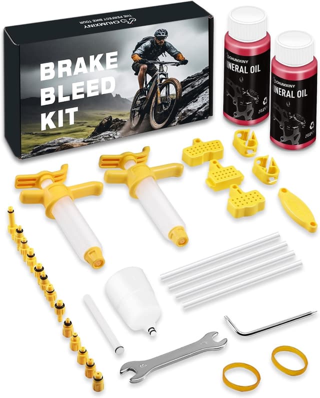کیت هواگیری ترمز دیسکی هیدرولیک دوچرخه کوهستان CHUMXINY سازگار با Shimano Tektro TRP شامل قیف شفاف و روغن ترمز معدنی 120ml کیت هواگیری ترمز دیسکی هیدرولیک دوچرخه کوهستان CHUMXINY سازگار با Shimano Tektro TRP شامل قیف شفاف و روغن ترمز معدنی 120ml