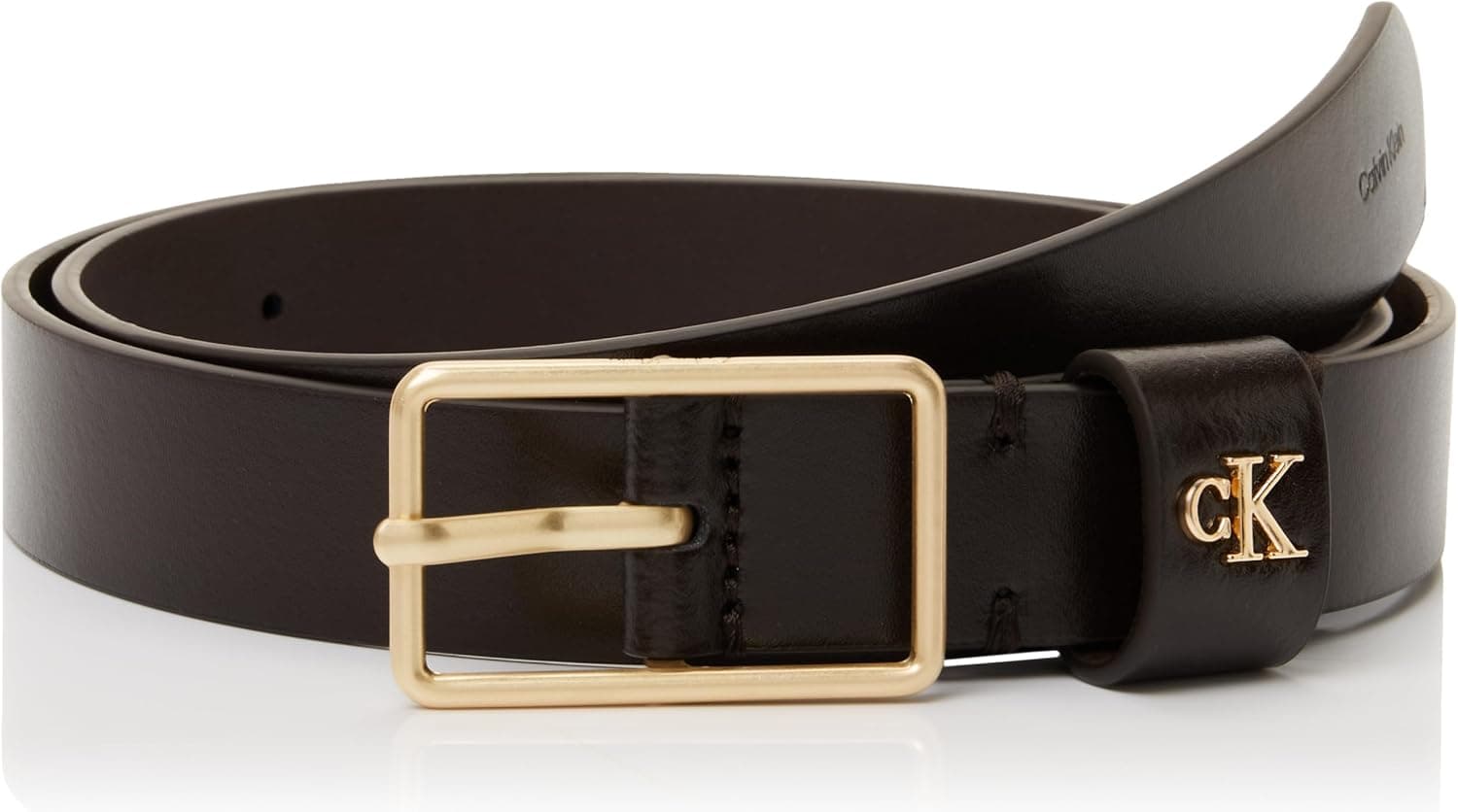 کمربند زنانه Calvin Klein چرمی سگکدار لوگو مشکی مدل LV04F7050G YIH کمربند زنانه Calvin Klein چرمی سگکدار لوگو مشکی مدل LV04F7050G YIH