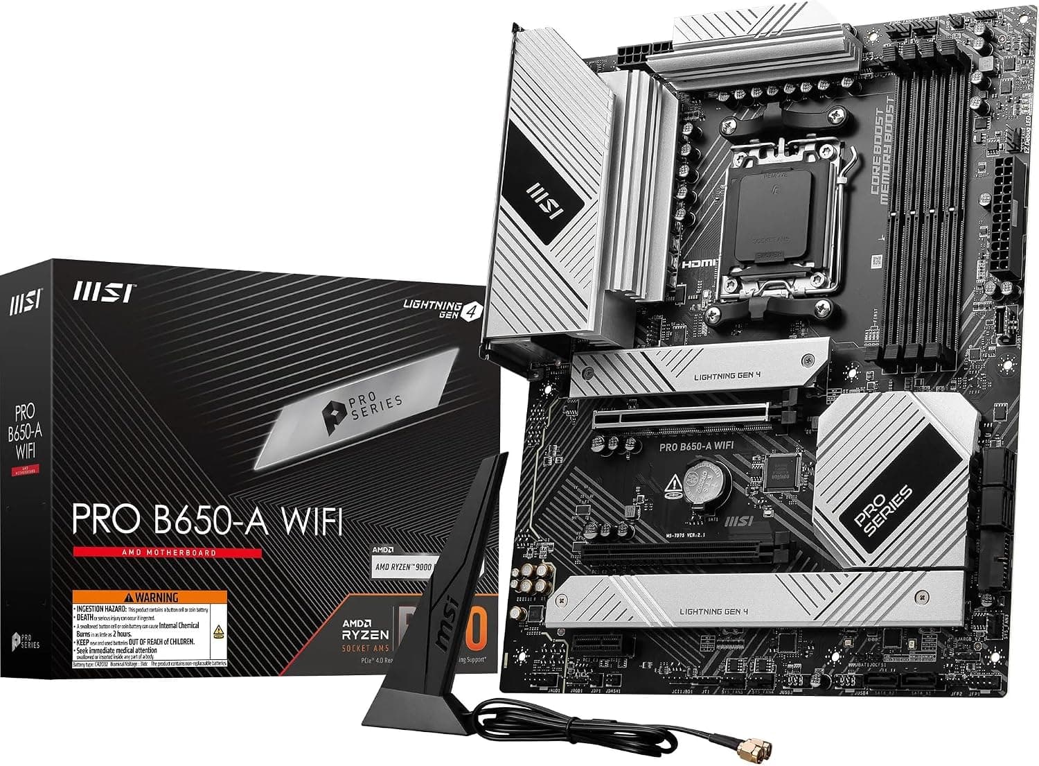مادربرد MSI مدل PRO A620M-E سوکت AM5 DDR5 6000(OC) MHz mATX مادربرد MSI مدل PRO A620M-E سوکت AM5 DDR5 6000(OC) MHz mATX