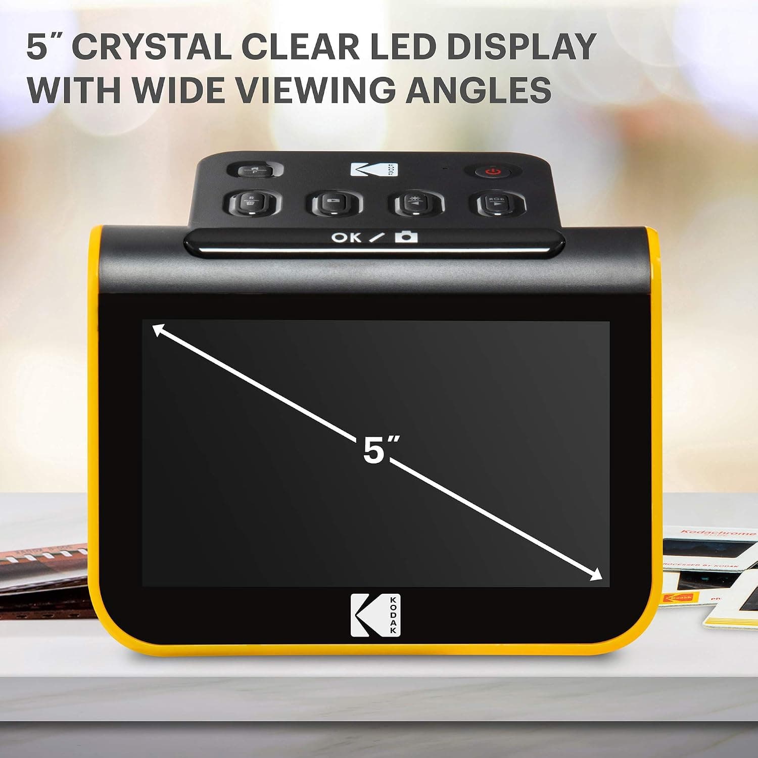 اسکنر فیلم KODAK با صفحه LCD 5 اینچی مدل HYQNG مشکی اسکنر فیلم KODAK با صفحه LCD 5 اینچی مدل HYQNG مشکی