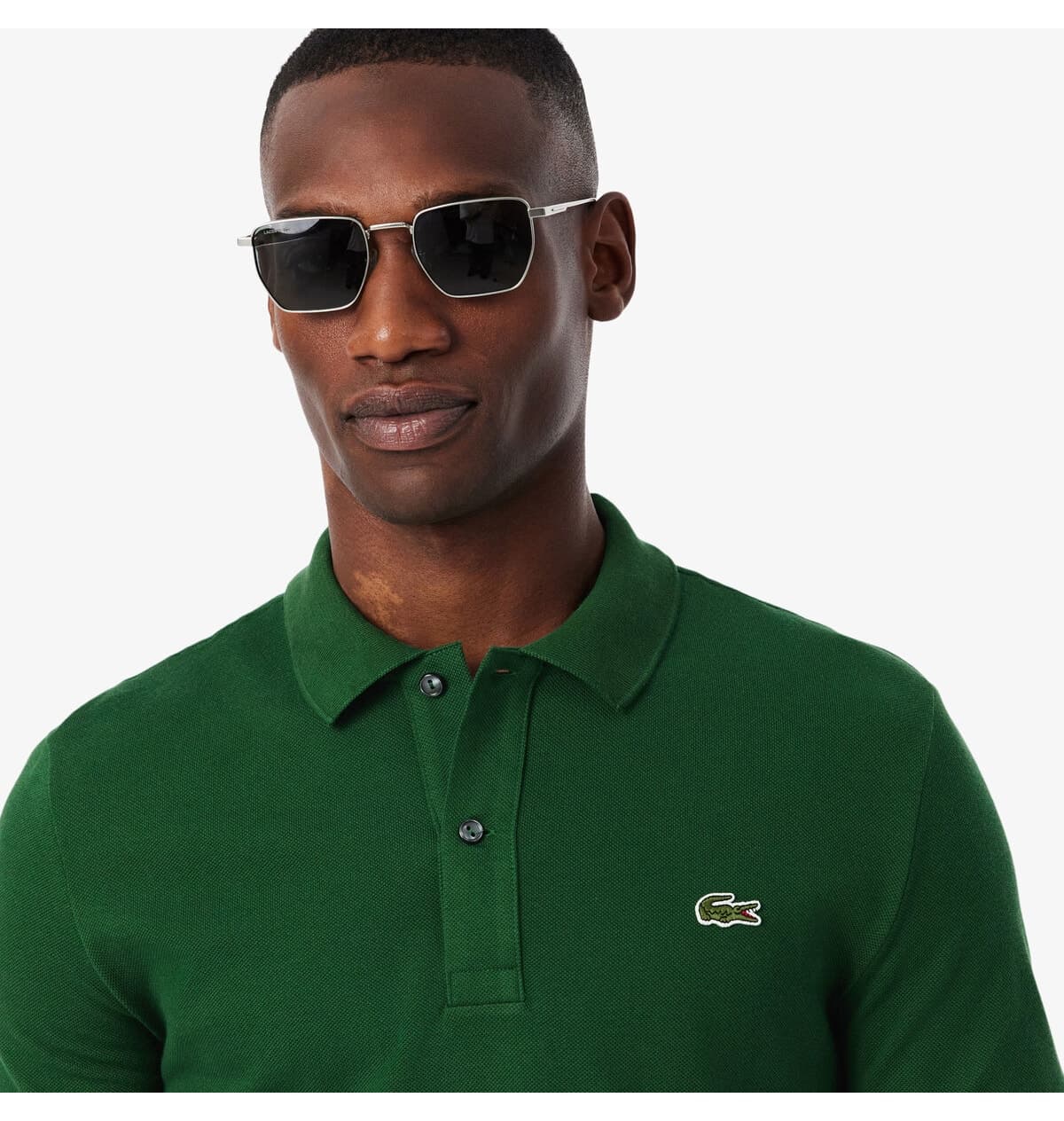 پولوشرت مردانه Lacoste سبز اسلیمفیت مدل L.12.12 پولوشرت مردانه Lacoste سبز اسلیمفیت مدل L.12.12