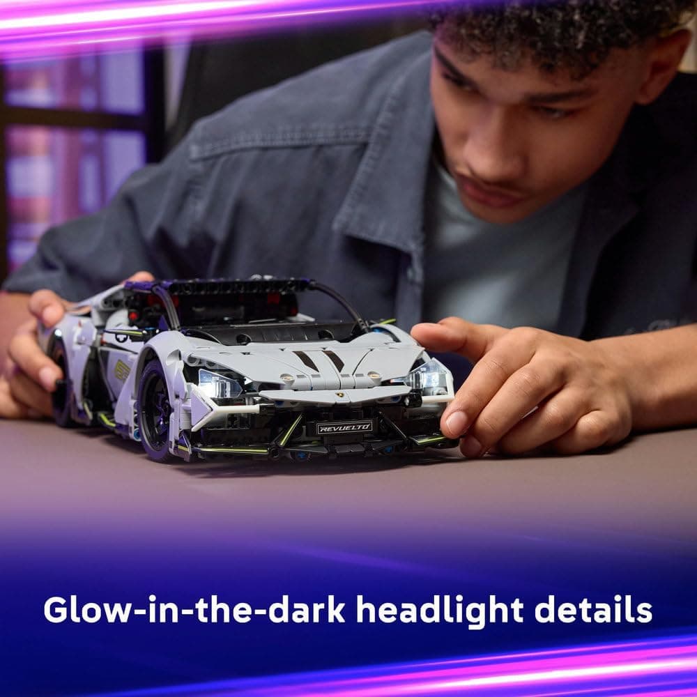 لگو Technic ماشین اسباببازی مدل Lamborghini Revuelto Super Sports Car 42214 لگو Technic ماشین اسباببازی مدل Lamborghini Revuelto Super Sports Car 42214