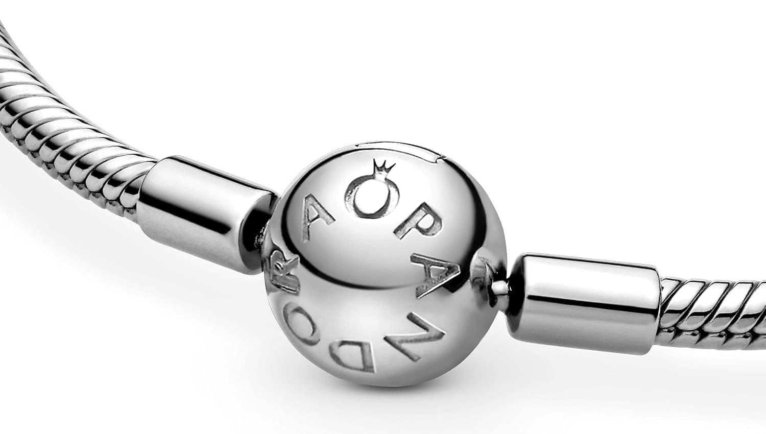 دستبند زنانه PANDORA نقره استرلینگ زنجیری Snake Chain با آویز Smooth Moments دستبند زنانه PANDORA نقره استرلینگ زنجیری Snake Chain با آویز Smooth Moments