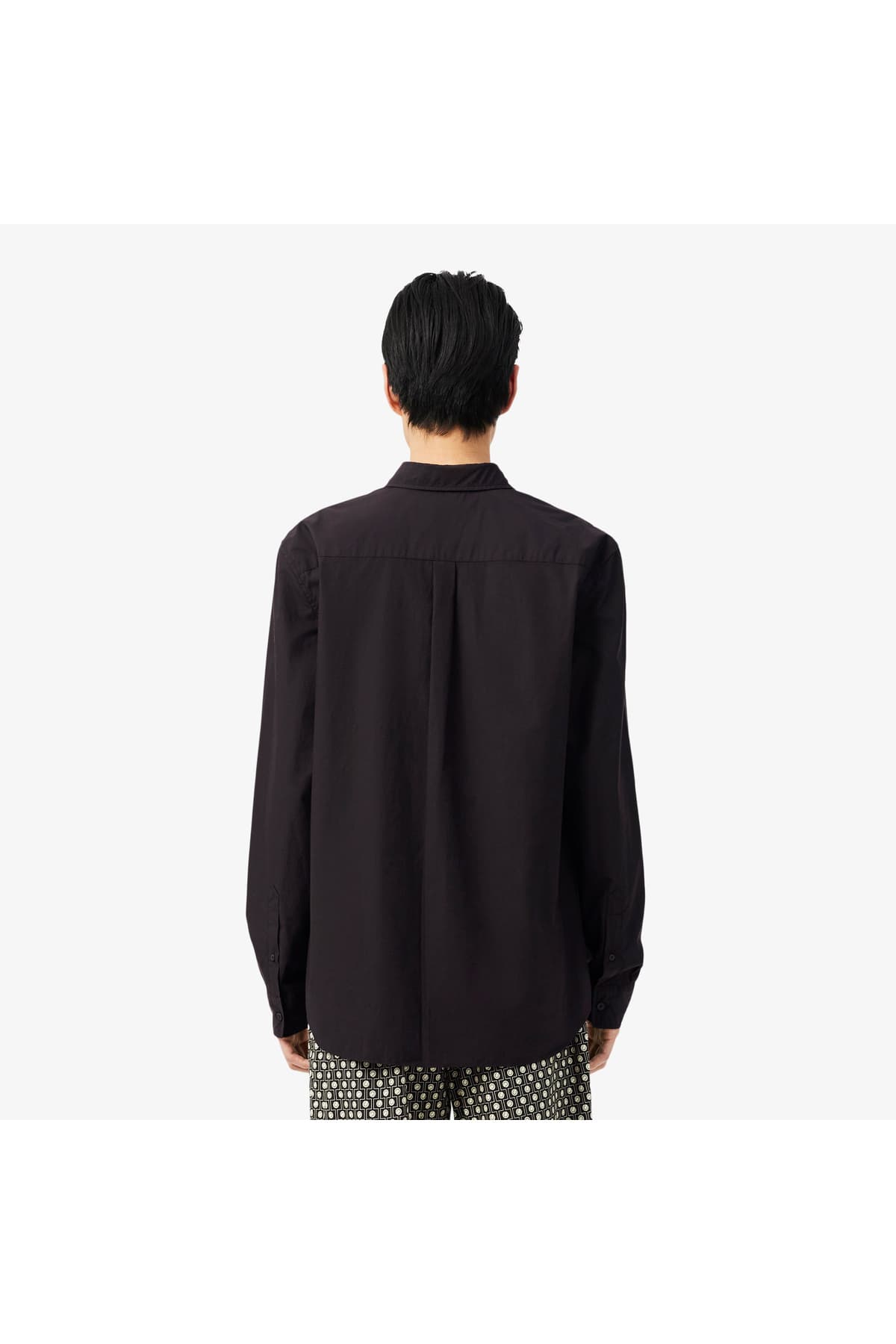 پیراهن مردانه Lacoste یقه دکمهدار قهوهای فیت معمولی پیراهن مردانه Lacoste یقه دکمهدار قهوهای فیت معمولی