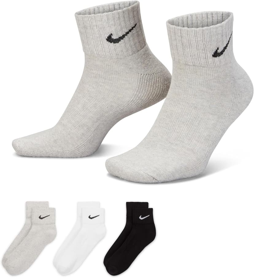 جوراب یونیسکس بزرگسال Nike مچی Cush Ankle 3p جوراب یونیسکس بزرگسال Nike مچی Cush Ankle 3p