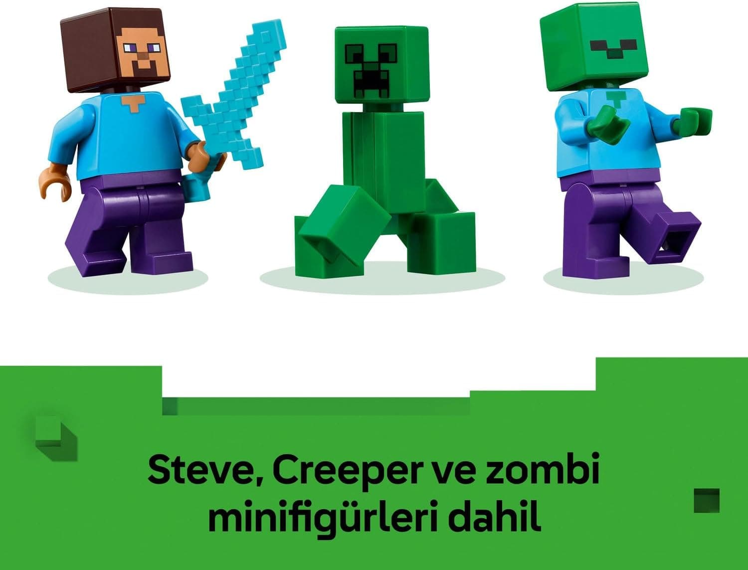 لگو Minecraft خانه بزرگ جنگلی TNT مدل 21275 لگو Minecraft خانه بزرگ جنگلی TNT مدل 21275