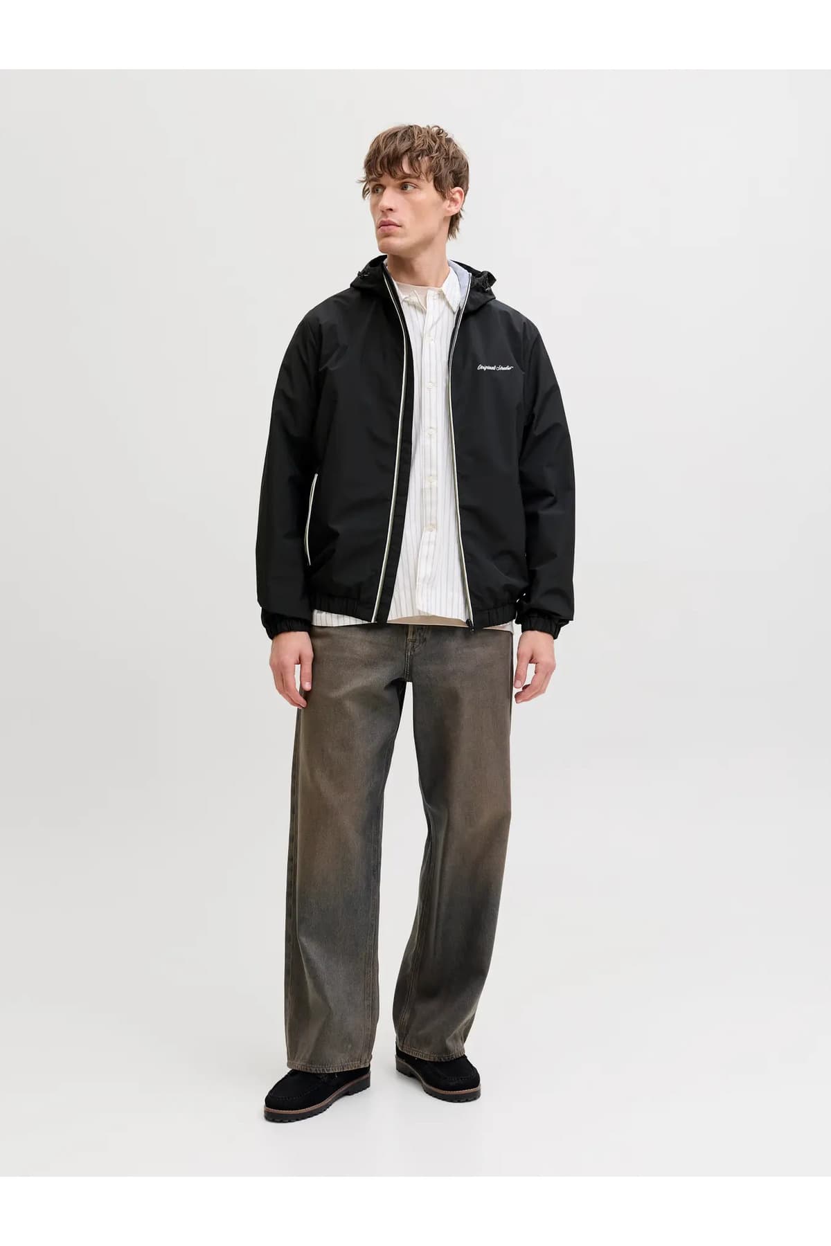 بارانی مردانه Jack & Jones کلاهدار مدل 12291690 بارانی مردانه Jack & Jones کلاهدار مدل 12291690