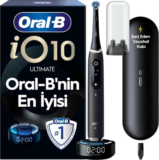 مسواک برقی و شارژی مشکی Oral-B iO Sense مدل iO - 10 مسواک برقی و شارژی مشکی Oral-B iO Sense مدل iO - 10