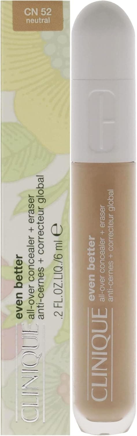 کانسیلر زنانه Clinique Even Better All-Over Plus Eraser CN 52 خنثی 0.2 oz کانسیلر زنانه Clinique Even Better All-Over Plus Eraser CN 52 خنثی 0.2 oz