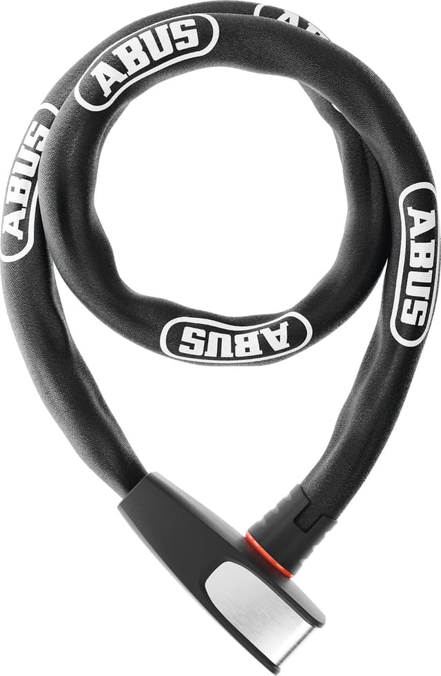 قفل زنجیری دوچرخه ABUS فولادی سختکاریشده انعطافپذیر مشکی، سطح امنیتی 8، 110 cm مدل Steel-O-Chain 8807K قفل زنجیری دوچرخه ABUS فولادی سختکاریشده انعطافپذیر مشکی، سطح امنیتی 8، 110 cm مدل Steel-O-Chain 8807K