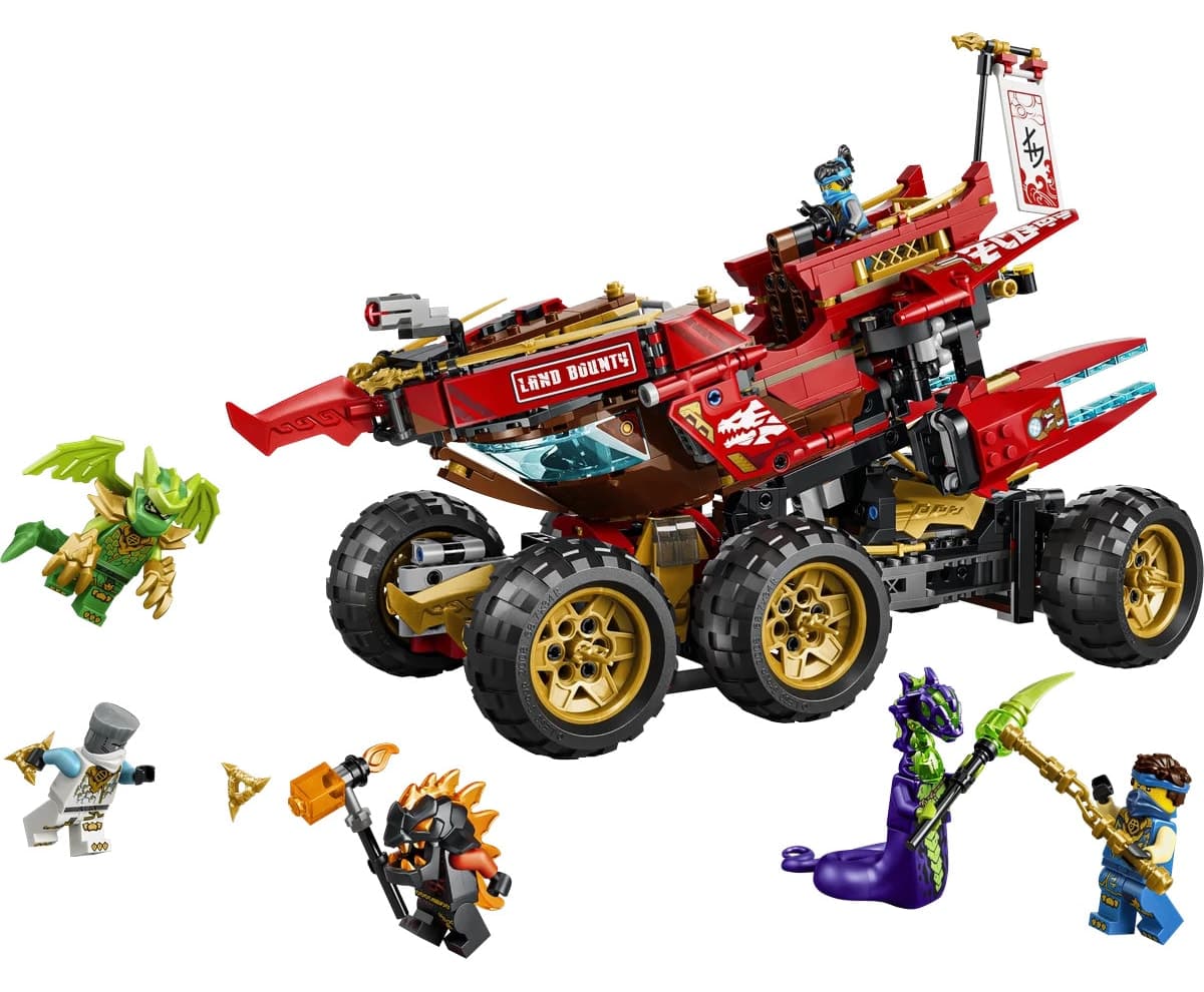 لگو NINJAGO کشتی زمینی مدل 71869 با 1214 قطعه لگو NINJAGO کشتی زمینی مدل 71869 با 1214 قطعه