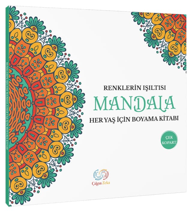 کتاب رنگآمیزی ماندالا برای بزرگسالان Çılgın Zeka درخشش رنگها کتاب رنگآمیزی ماندالا برای بزرگسالان Çılgın Zeka درخشش رنگها