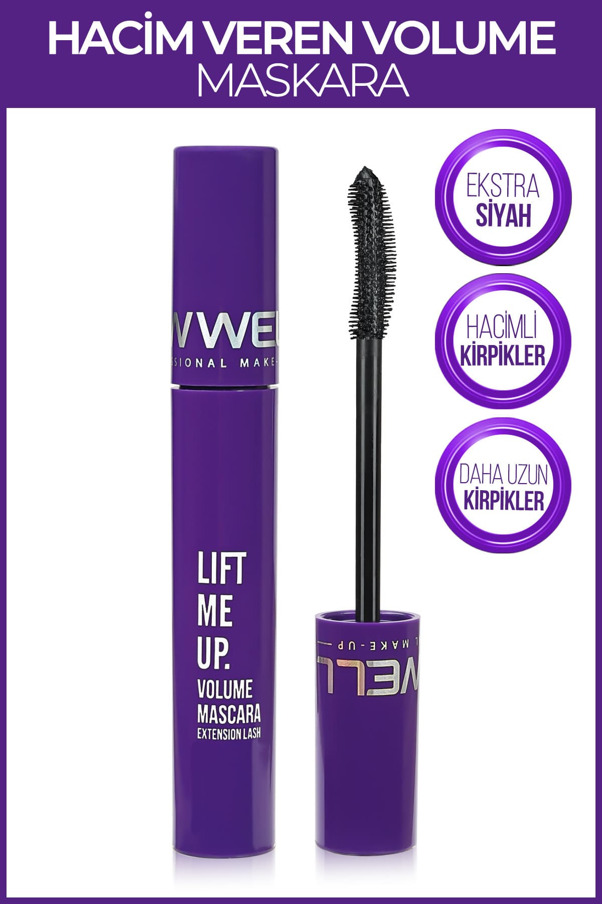 ریمل New Well حجم دهنده Lıft me up 8 ml ریمل New Well حجم دهنده Lıft me up 8 ml