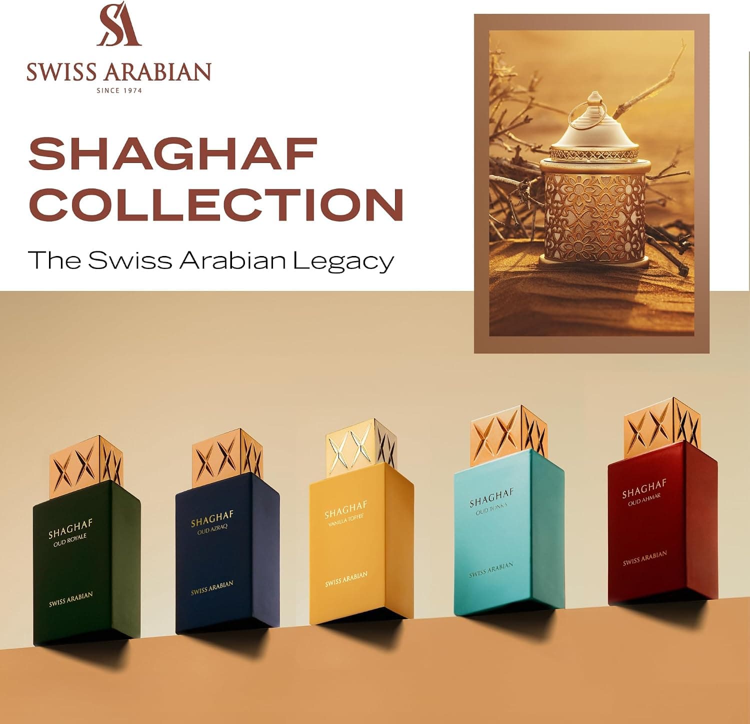 عطر زنانه Swiss Arabian ادو پرفیوم مدل Shaghaf Oud 75ml عطر زنانه Swiss Arabian ادو پرفیوم مدل Shaghaf Oud 75ml