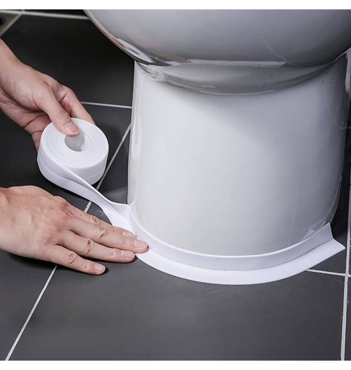 نوار آببندی Granvex سفید برای لبه وان و کابین دوش نوار آببندی Granvex سفید برای لبه وان و کابین دوش