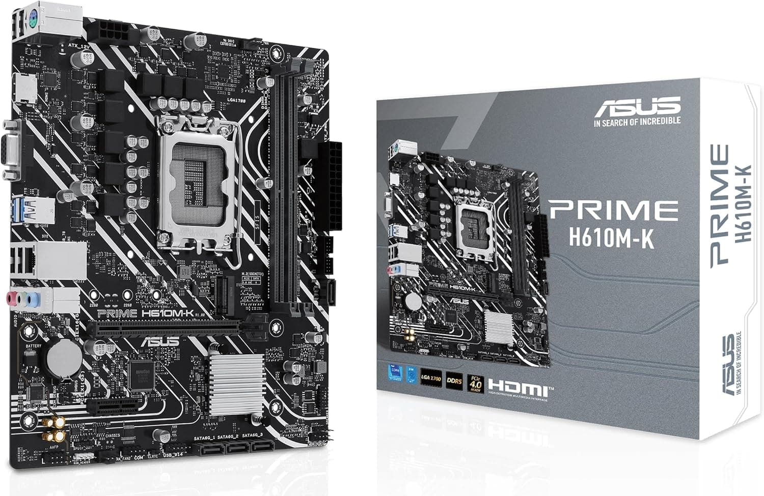 مادربرد ASUS PRIME H610M-K سوکت Intel LGA1700 فرم فاکتور mATX مادربرد ASUS PRIME H610M-K سوکت Intel LGA1700 فرم فاکتور mATX