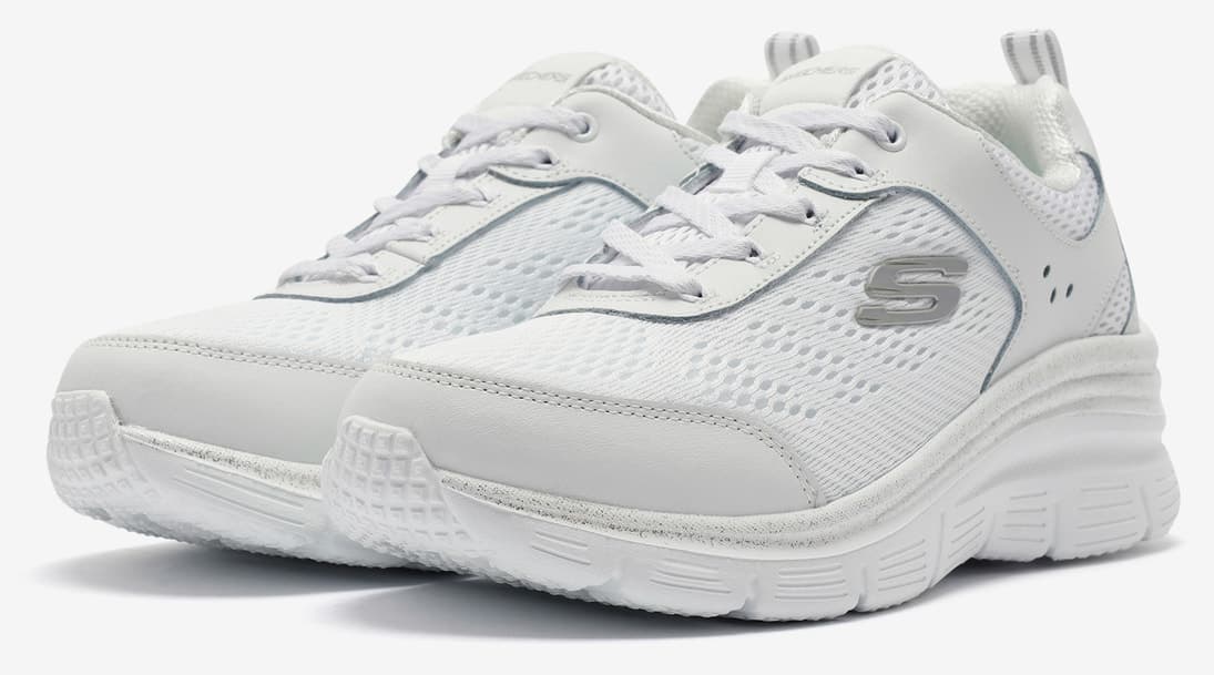 کفش ورزشی زنانه Skechers سفید Fashion Fit مدل 896294TK WSL کفش ورزشی زنانه Skechers سفید Fashion Fit مدل 896294TK WSL