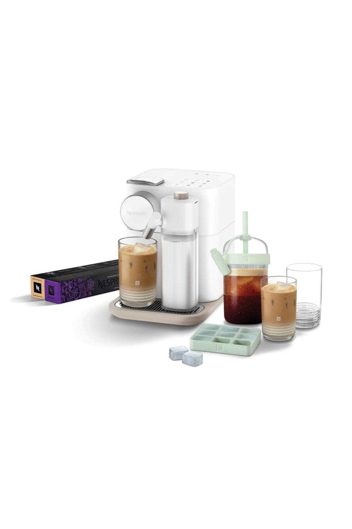 ست قهوه سفید Nespresso مدل F541 Gran Lattissima ست قهوه سفید Nespresso مدل F541 Gran Lattissima
