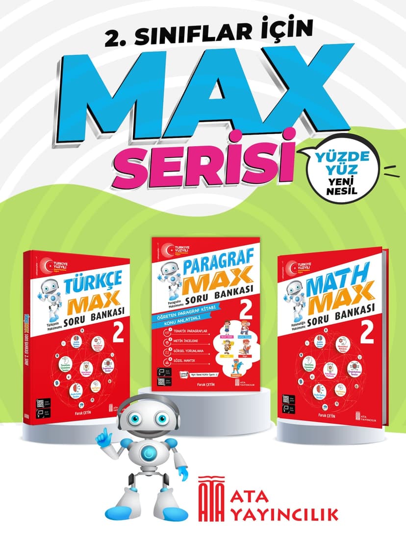 ست کتاب کلاس دوم Ata Yayıncılık Max همه دروس ست کتاب کلاس دوم Ata Yayıncılık Max همه دروس